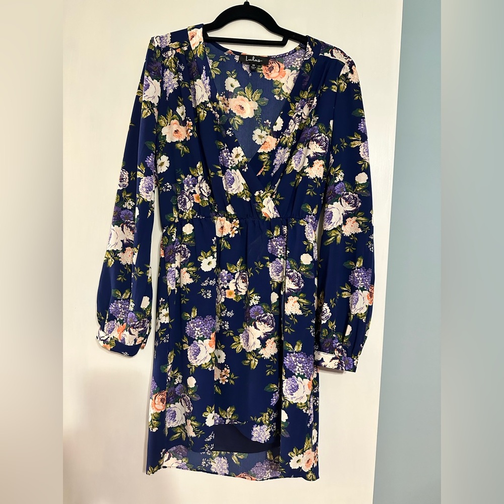 Lulus long sleeve mini dress, size M